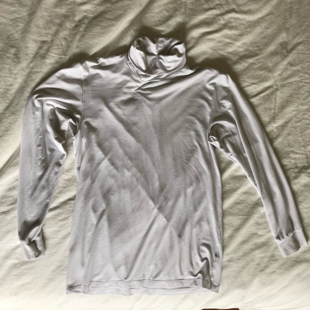 Uniqlo White Turtleneck